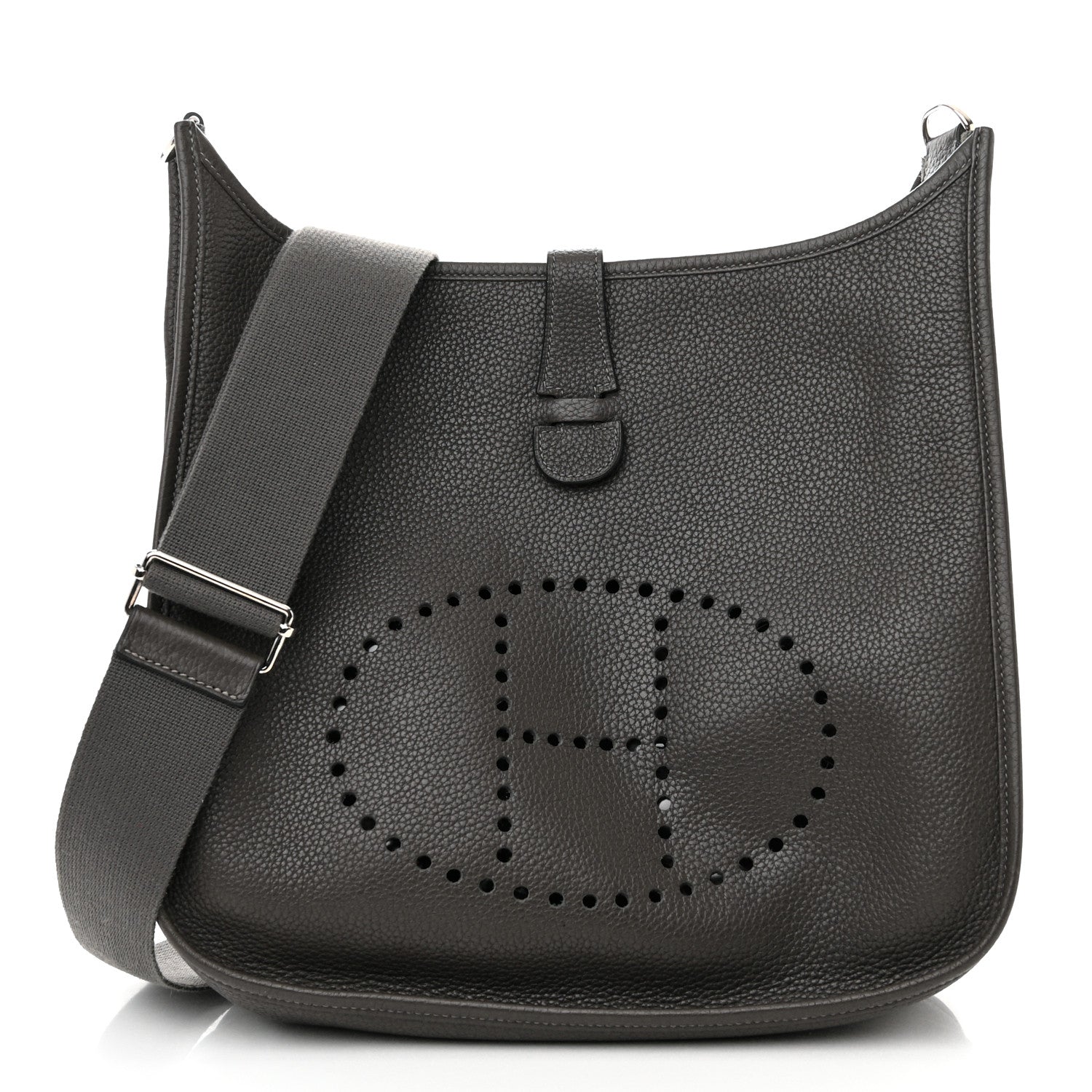 Hermes Taurillon Clemence Evelyne III GM Graphite 1 of 13