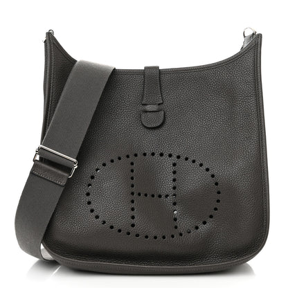 Hermes Taurillon Clemence Evelyne III GM Graphite 1 of 13