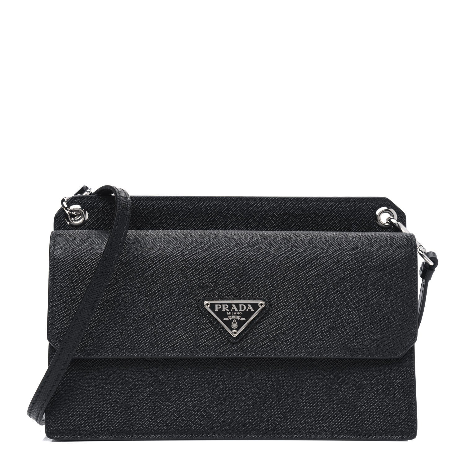 Prada Saffiano Smartphone Case Black 1 of 5