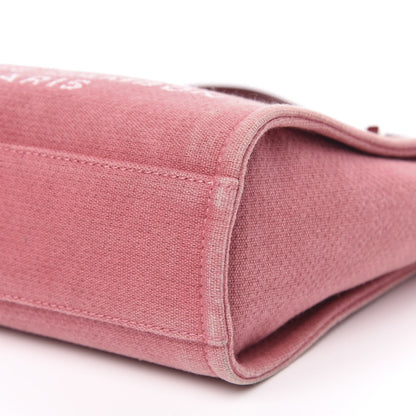 Chanel Canvas Mini Deauville Tote Red 9 of 12