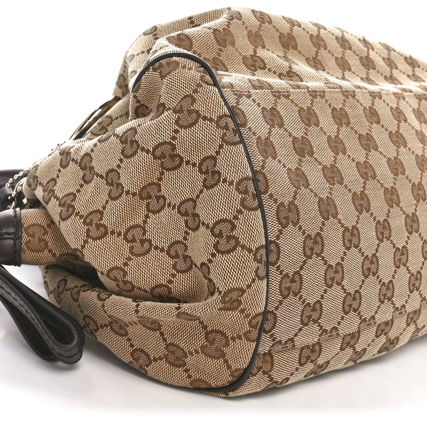 Monogram Medium Sukey Boston Bag Brown