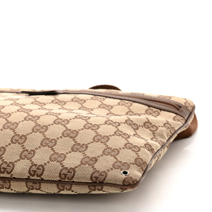Gucci Monogram Flat Messenger Bag Dark Brown 11 of 11