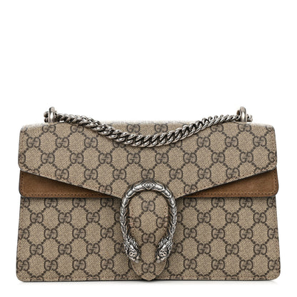 Gucci GG Supreme Monogram Small Dionysus Shoulder Bag Taupe 1 of 13