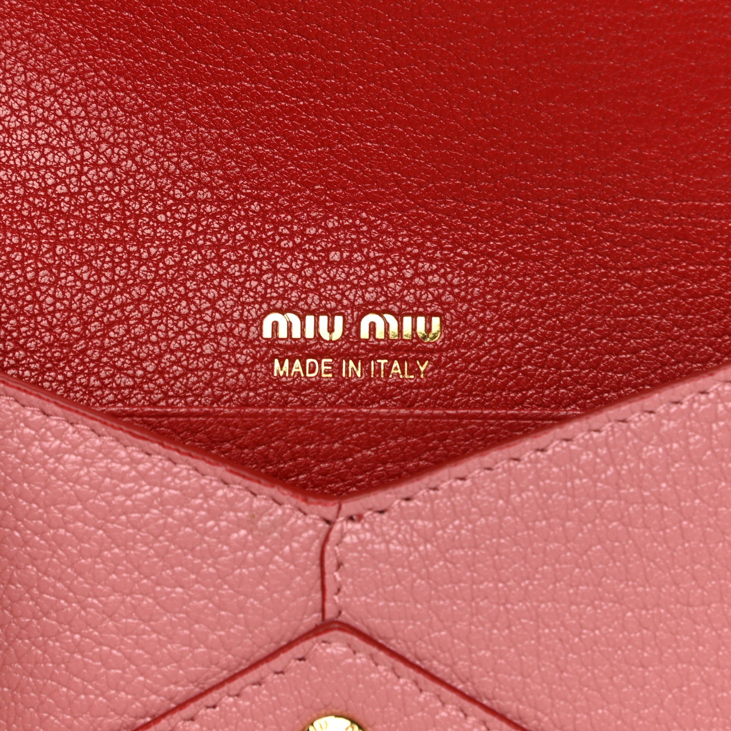 Goatskin Madras Love Wristlet Pouch Rosa