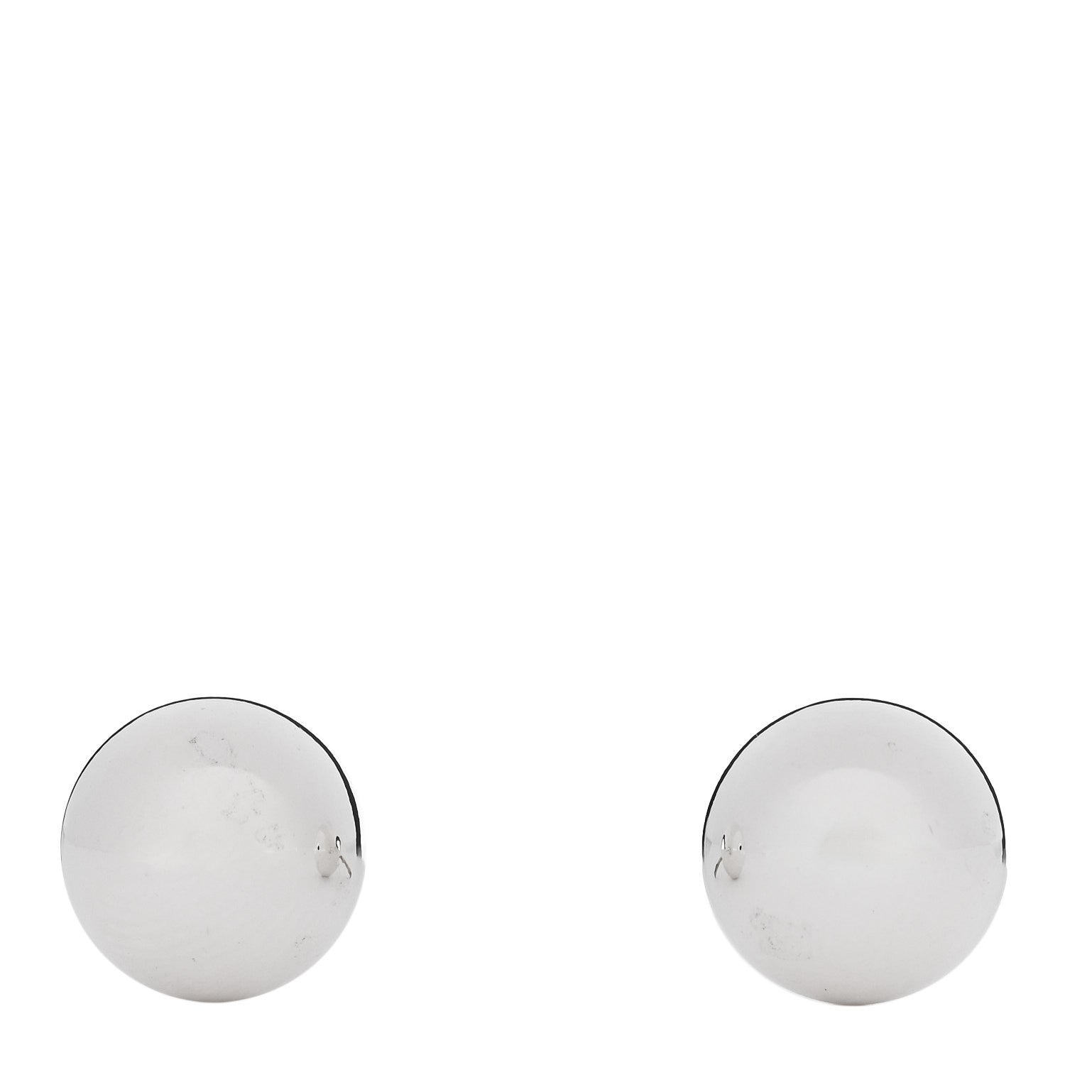 Tiffany Sterling Silver 10mm HardWear Ball Earrings 1 of 5