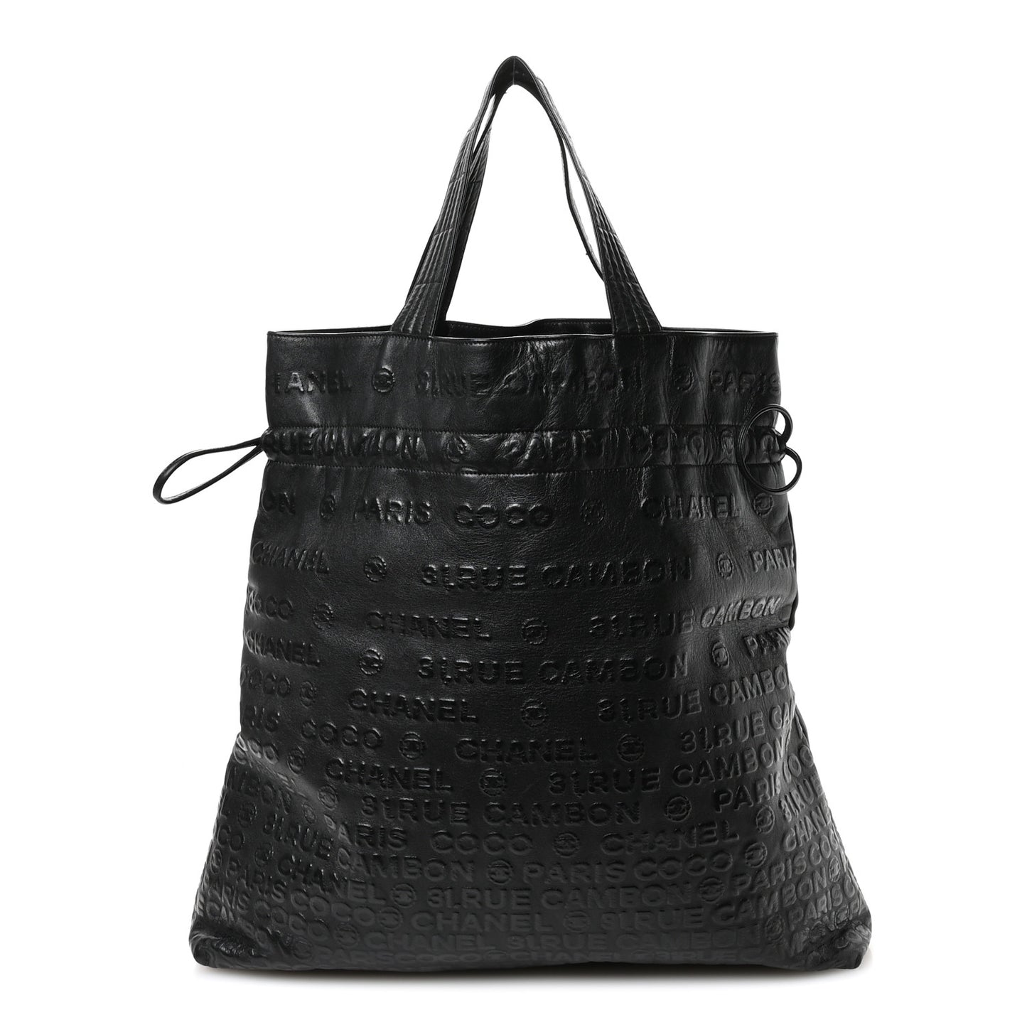 Calfskin Embossed Unlimited Tote Black