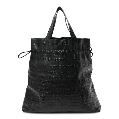 Chanel Calfskin Embossed Unlimited Tote Black 1 of 9