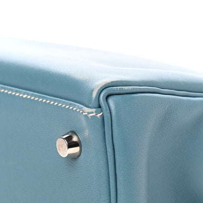 Hermes Swift Kelly Retourne 28 Blue Jean 12 of 14