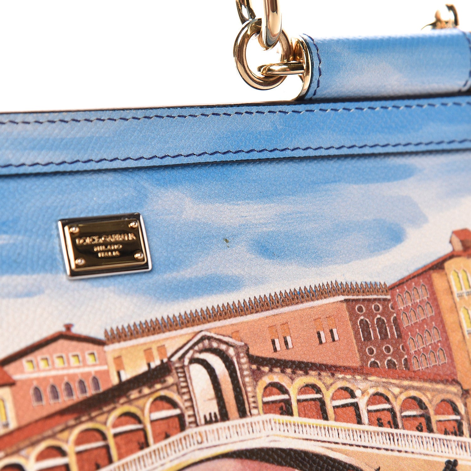 Dolce & Gabbana Dauphine Venezia Printed Medium Miss Sicily Satchel Multicolor 9 of 17