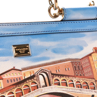 Dolce & Gabbana Dauphine Venezia Printed Medium Miss Sicily Satchel Multicolor 9 of 17