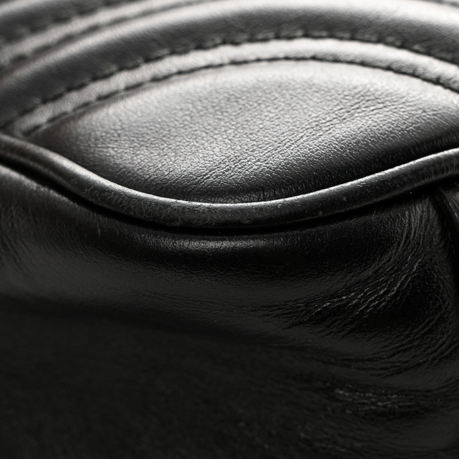 Gucci Calfskin Matelasse Small GG Marmont Shoulder Bag Black 15 of 15