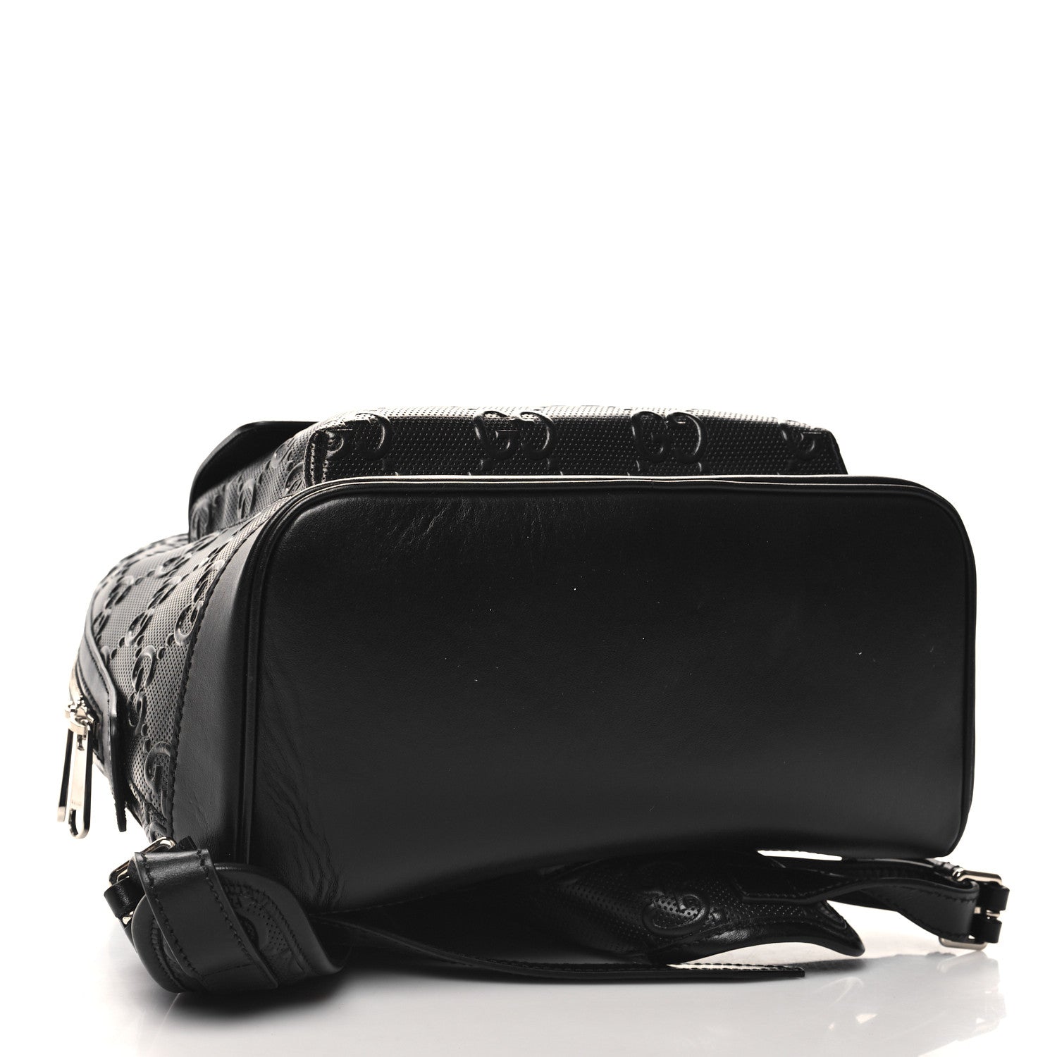Gucci Calfskin GG Tennis Embossed Backpack Black 4 of 10