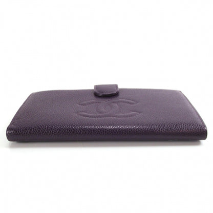 Chanel Caviar CC Wallet Clutch Purple 3 of 10