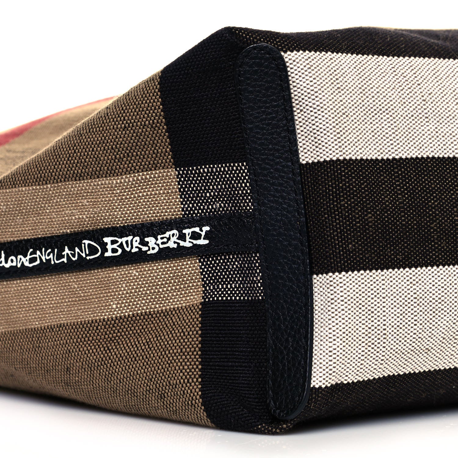 Burberry Coated Canvas Medium Reversible Doodle Tote Black 13 of 15