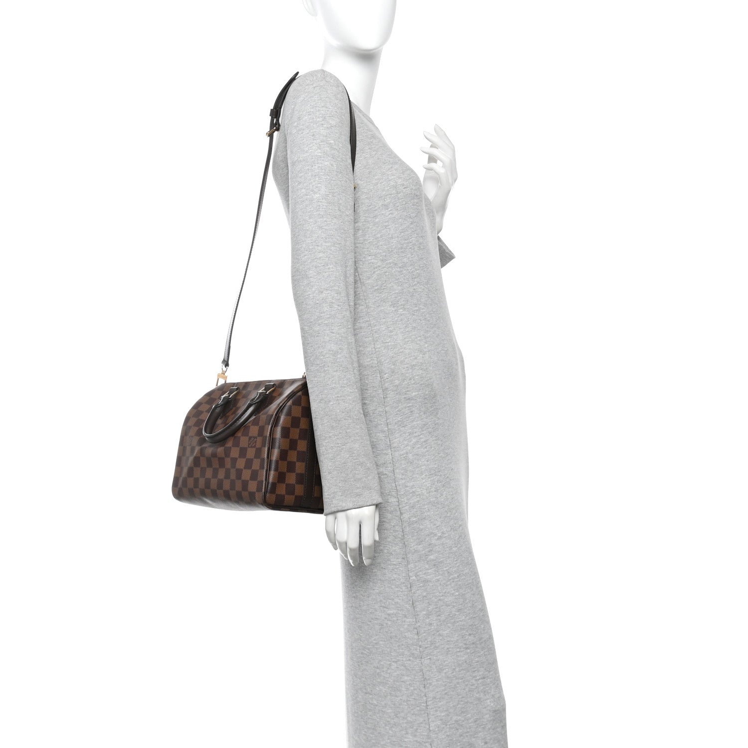 Louis Vuitton Damier Ebene Speedy Bandouliere 25 2 of 9