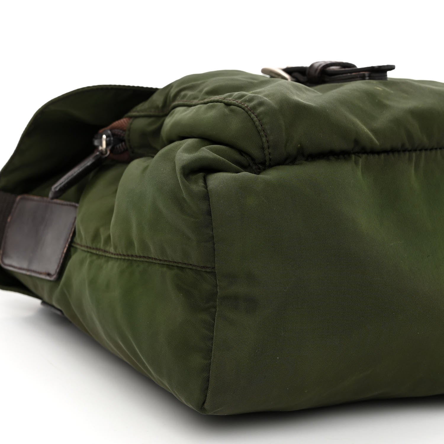Prada Nylon Vela Small Hunting Bag Green 9 of 14