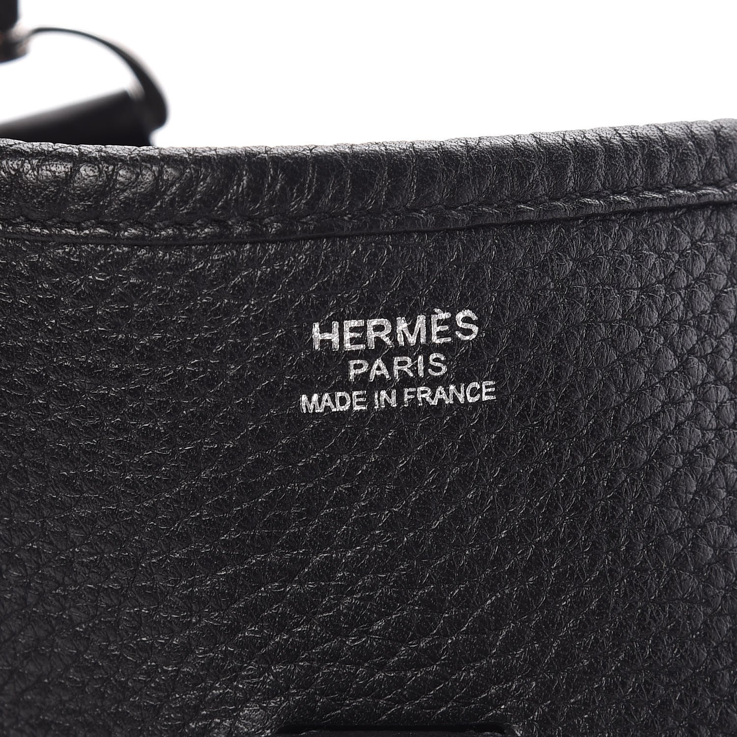 Hermes Taurillon Clemence Evelyne III GM Black 8 of 9