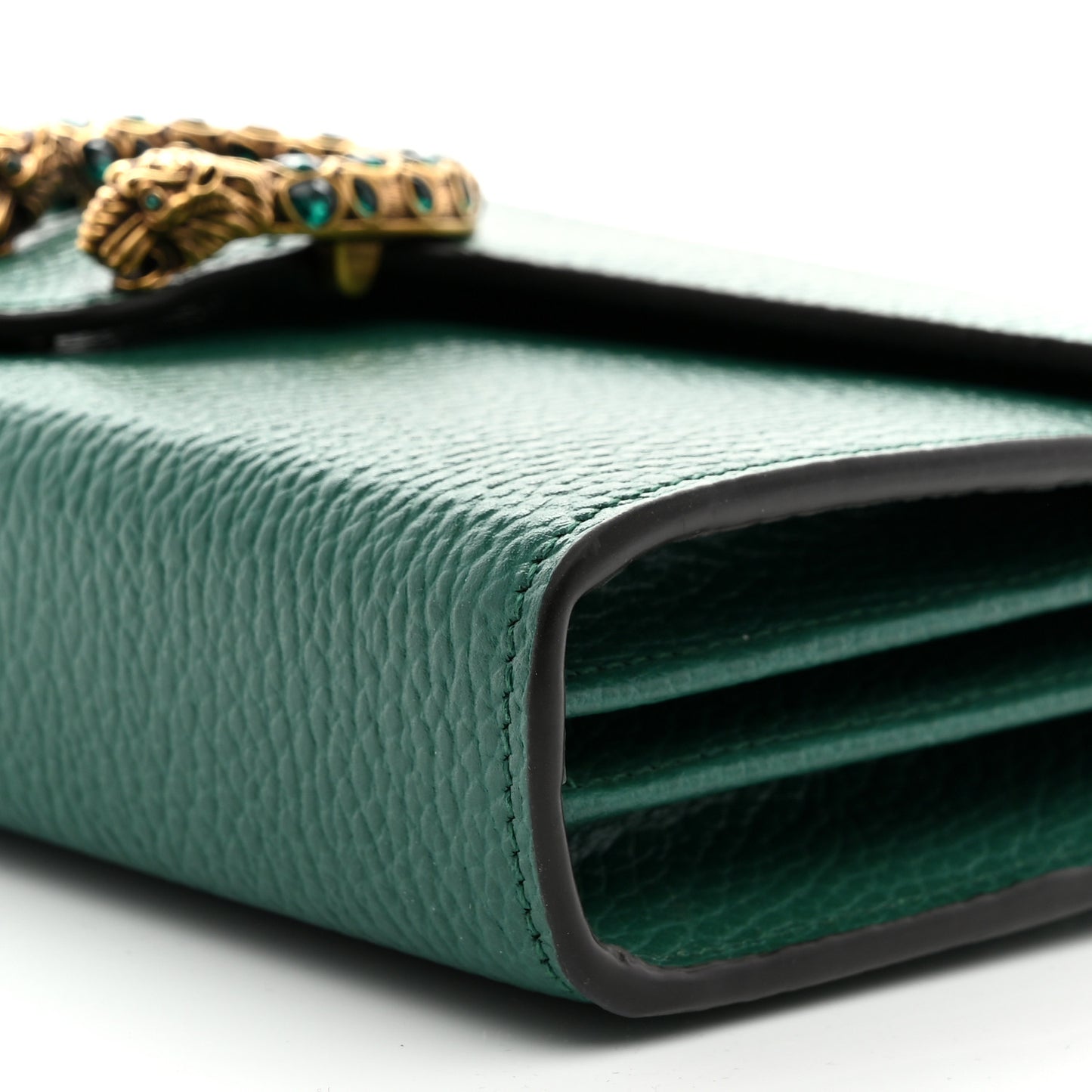 Calfskin Mini Dionysus Chain Wallet Emerald