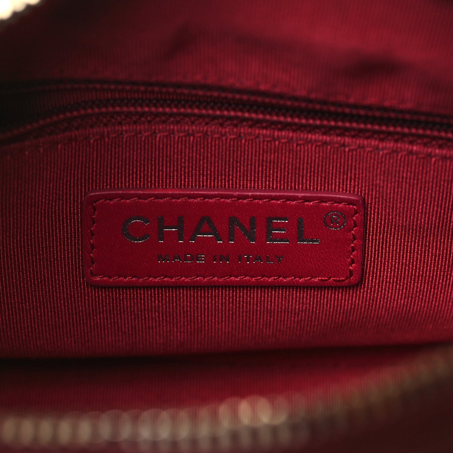 Chanel Aged Calfskin Quilted Small Gabrielle Hobo Burgundy Burgundy 6 of 11