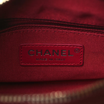 Chanel Aged Calfskin Quilted Small Gabrielle Hobo Burgundy Burgundy 6 of 11