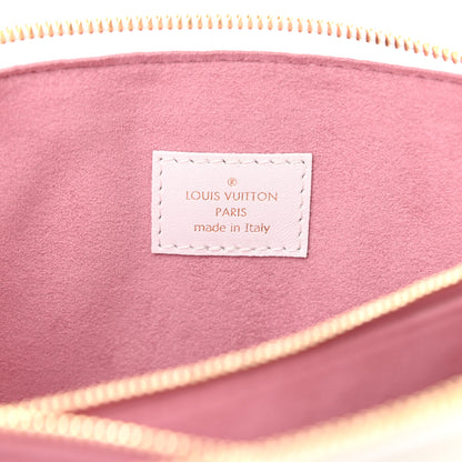 Louis Vuitton Lambskin Embossed Monogram LV Garden Coussin PM Cream 7 of 11