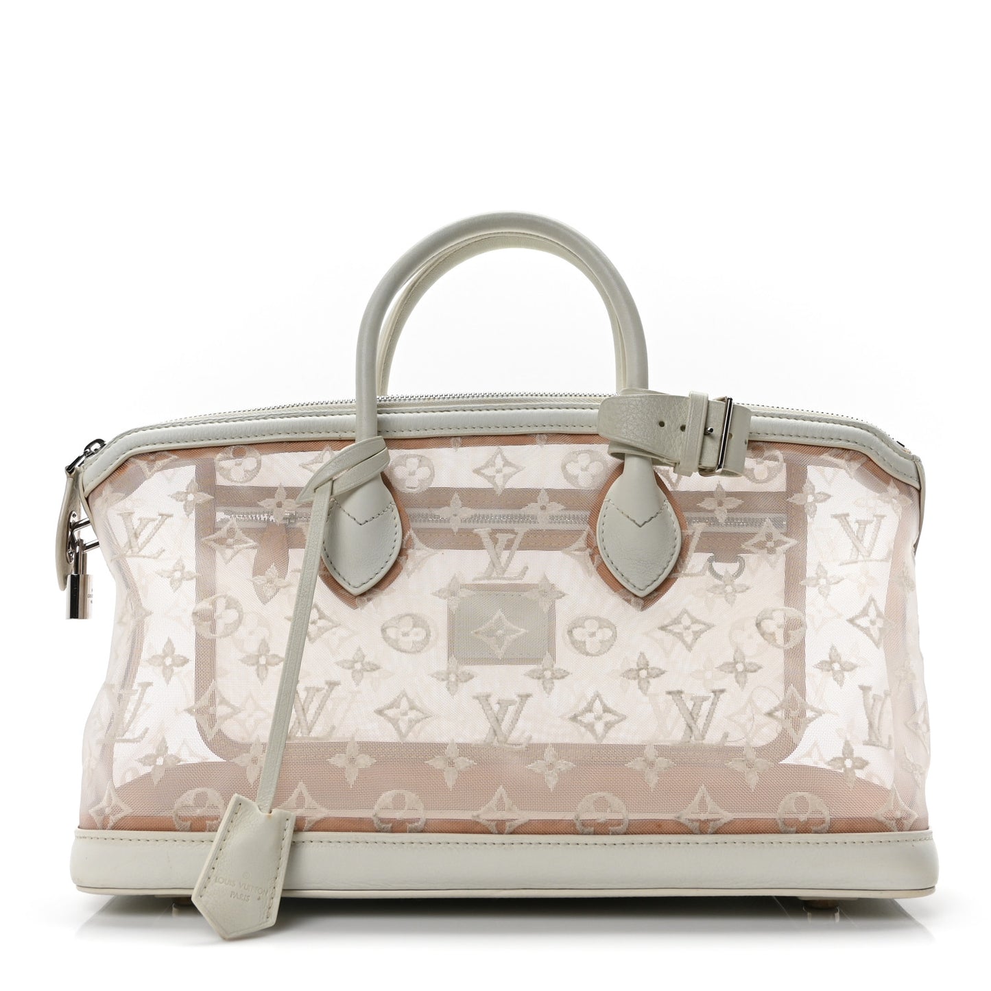 Monogram Transparence Lockit East-West White