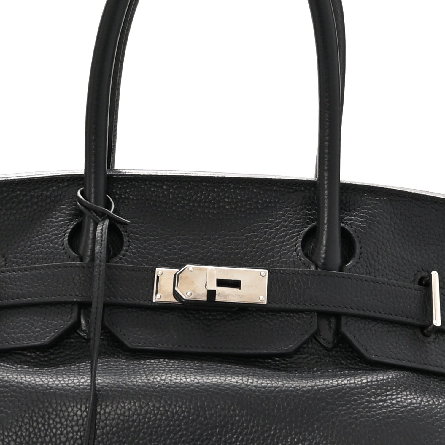 Hermes Togo JPG Shoulder Birkin II 42 Black 8 of 10