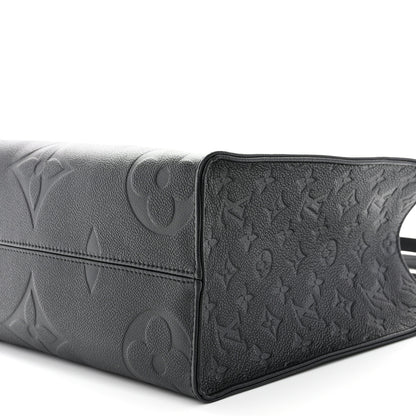 Louis Vuitton Empreinte Monogram Giant Onthego MM Black 9 of 9