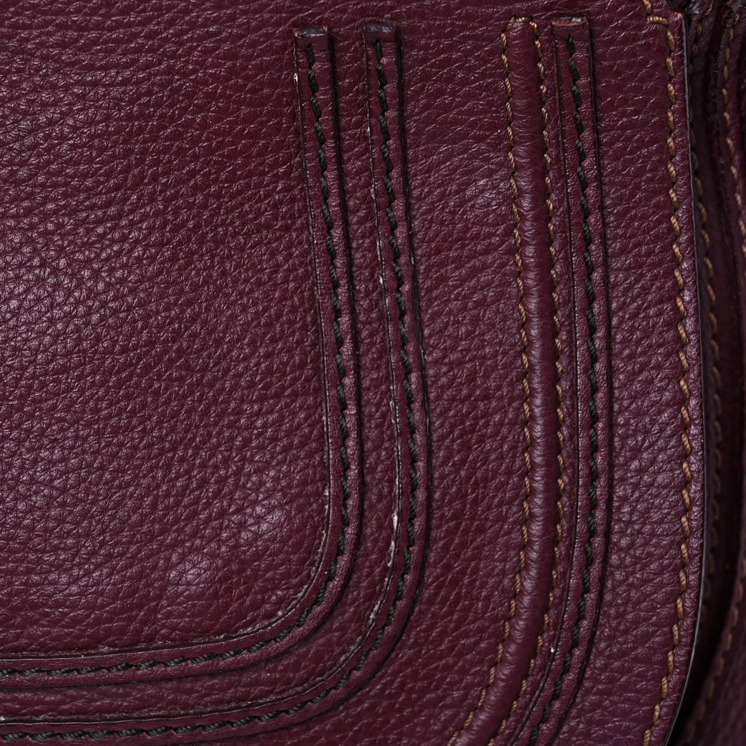 Chloe Calfskin Medium Marcie Satchel Dark Velvet 16 of 21