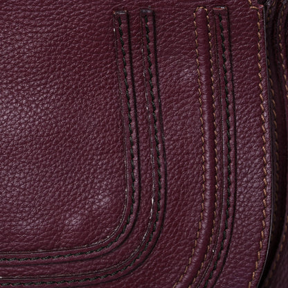 Chloe Calfskin Medium Marcie Satchel Dark Velvet 16 of 21