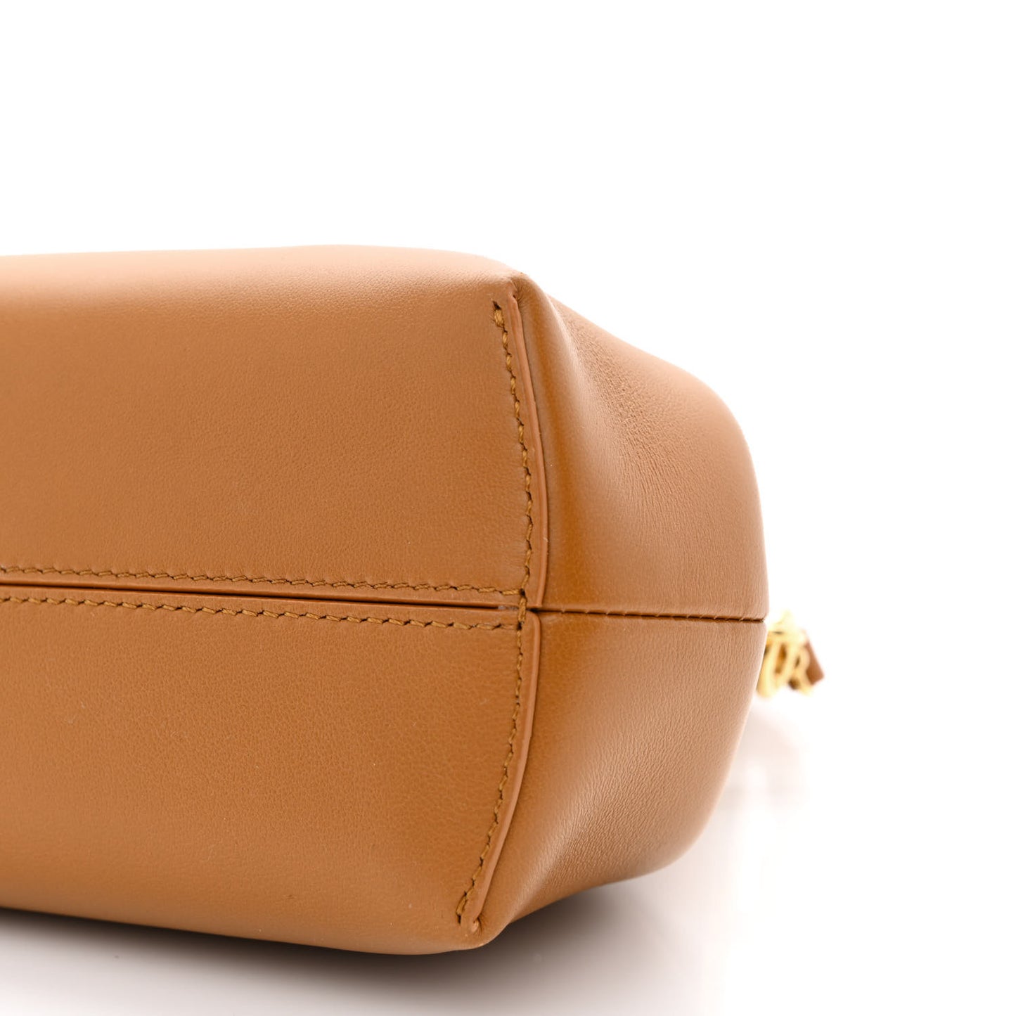 Shiny Nappa Small Fendi First Caramello