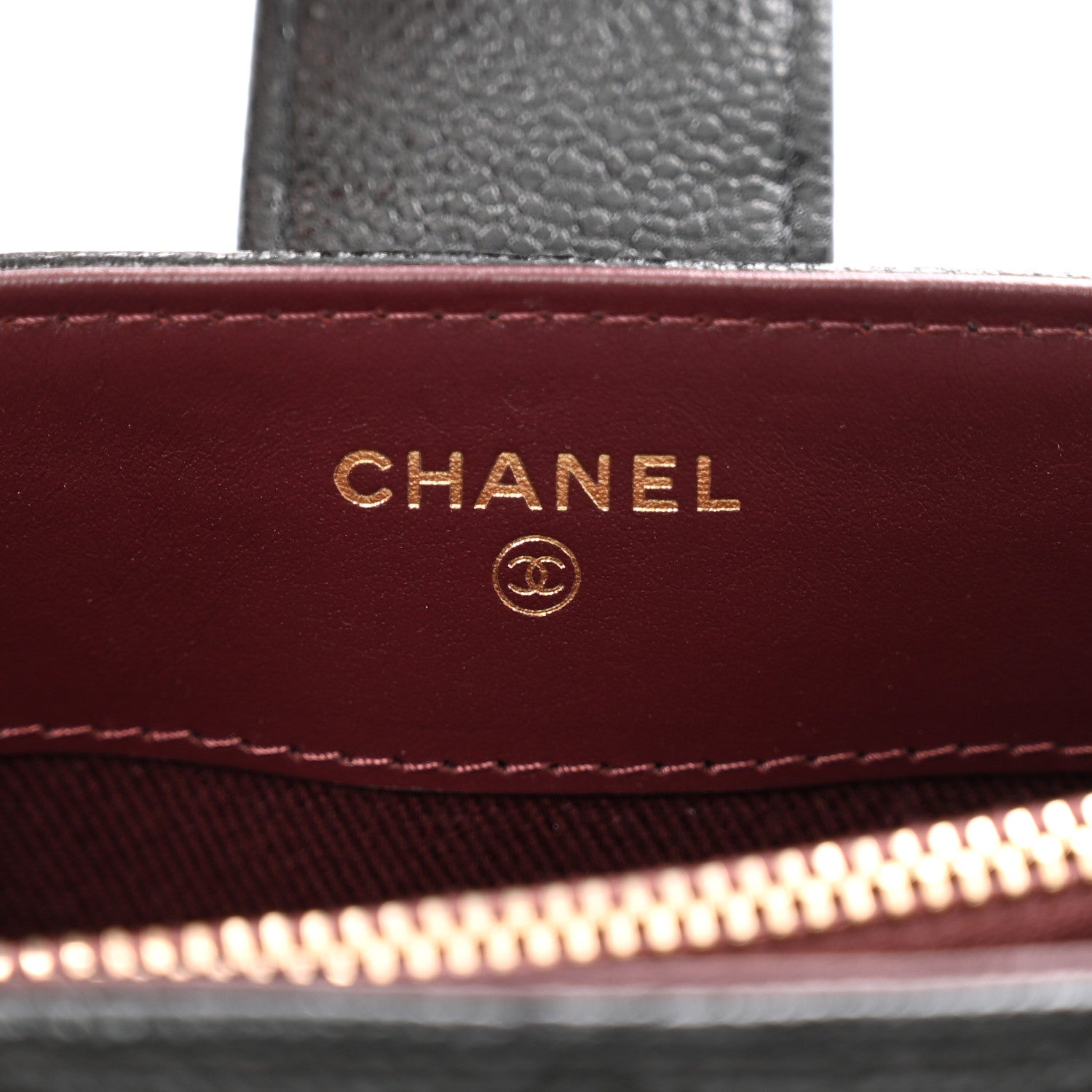 Chanel Caviar Quilted Business Affinity Phone Holder With Chain Black 6 of 9