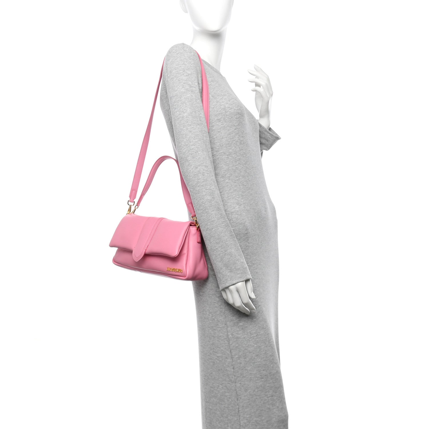 Jacquemus Padded Lambskin Le Bambimou  Light Pink 2 of 9