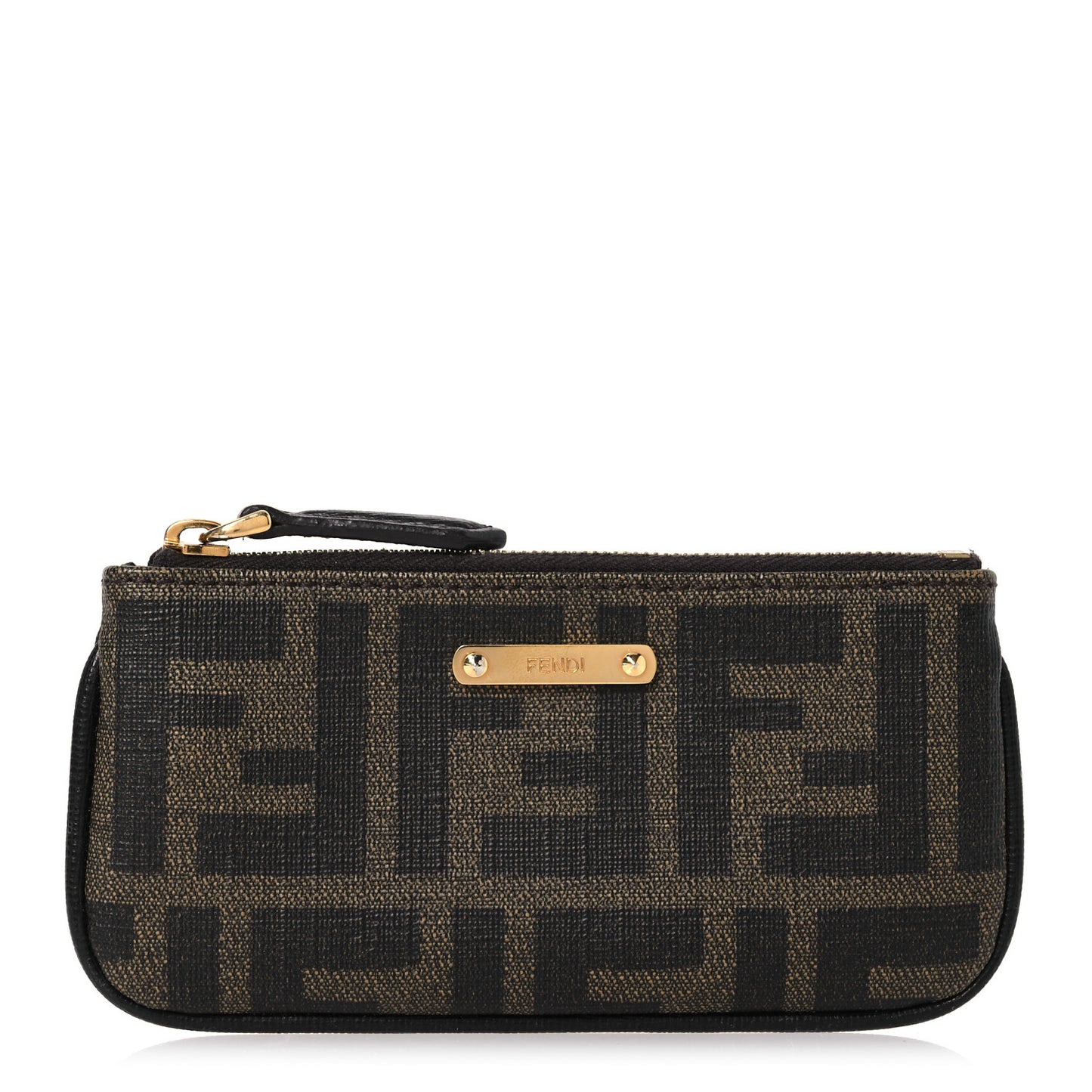Zucca Spalmati Forever Coin Pouch Key Case Tobacco