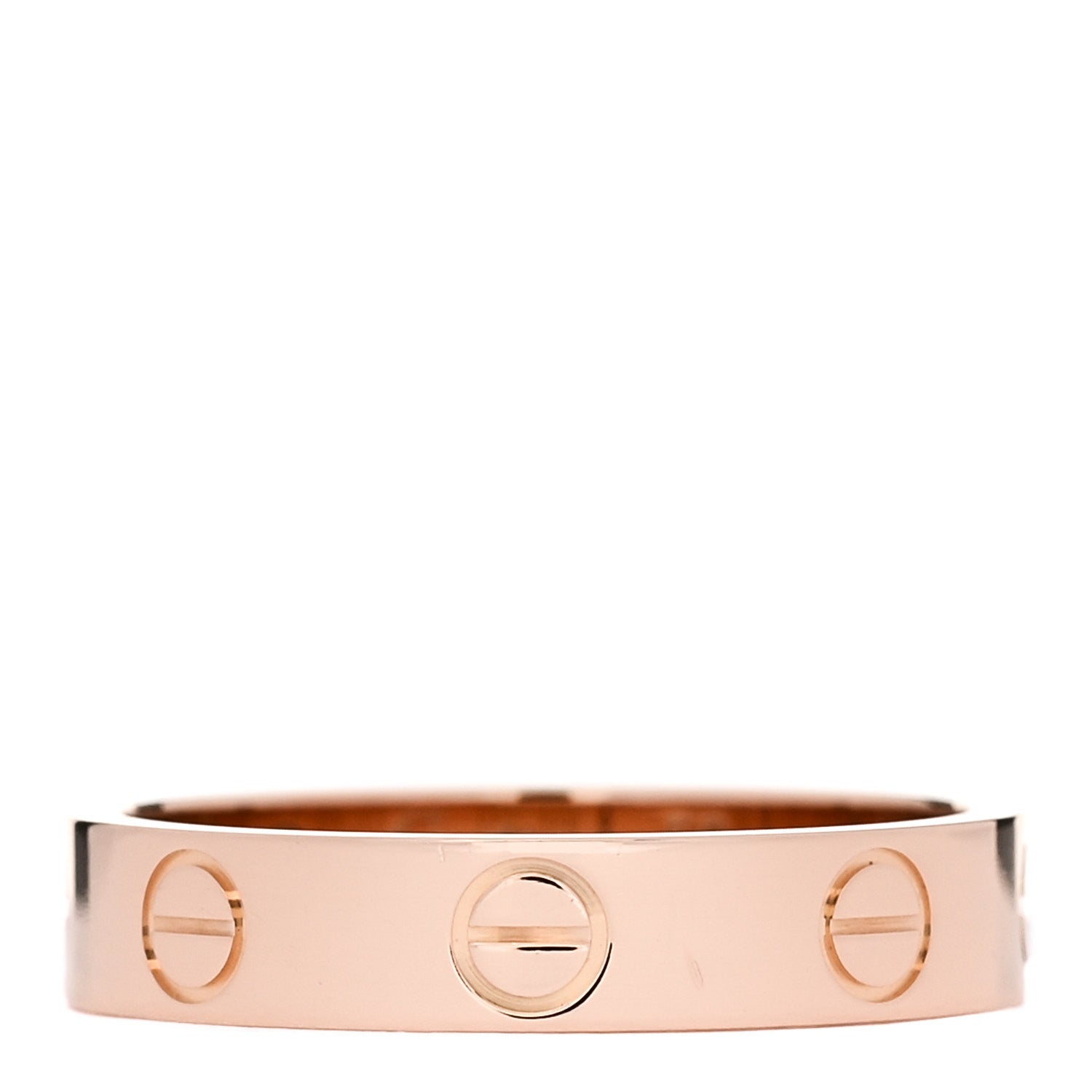 Cartier 18K Pink Gold 3.5mm LOVE Wedding Band Ring 50 5.25 1 of 5
