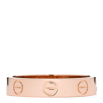 Cartier 18K Pink Gold 3.5mm LOVE Wedding Band Ring 50 5.25 1 of 5
