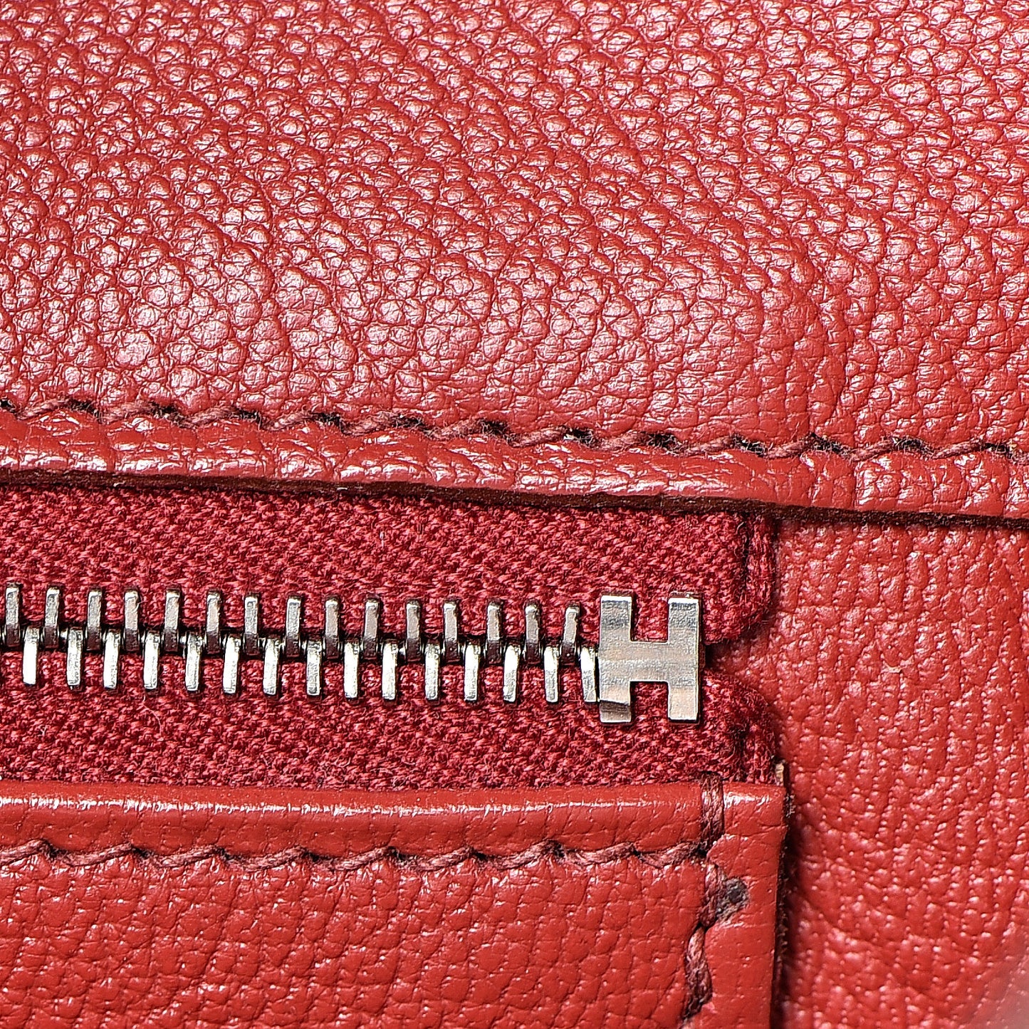 Togo Birkin 35 Rouge Casaque