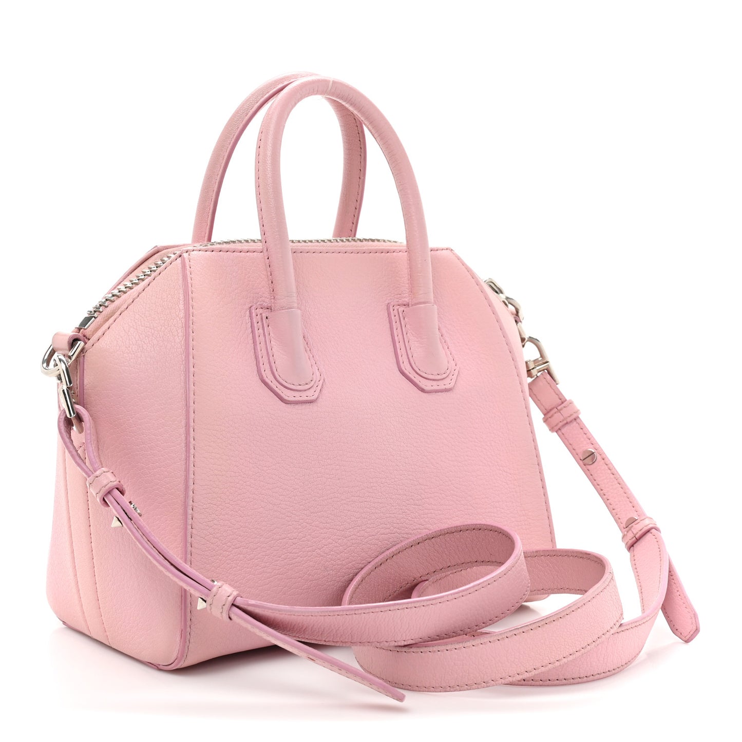 Sugar Goatskin Mini Antigona Pink