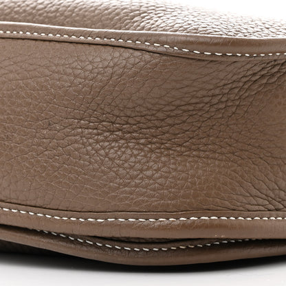 Hermes Taurillon Clemence Evelyne III PM Etoupe 10 of 10