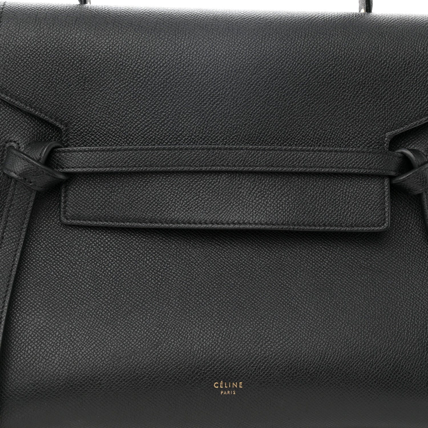 Celine Grained Calfskin Mini Belt Bag Black 8 of 11