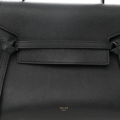 Celine Grained Calfskin Mini Belt Bag Black 8 of 11