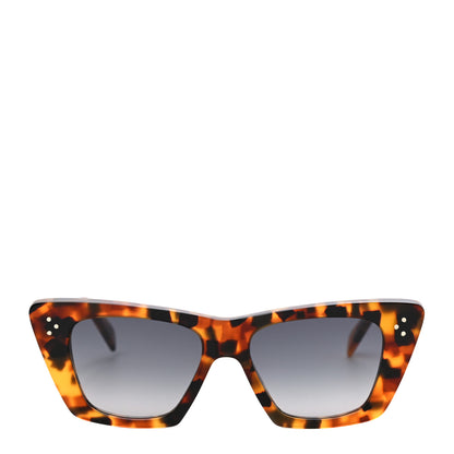 Celine Acetate Cat Eye Sunglasses CL40187I Dark Havana 4 of 7