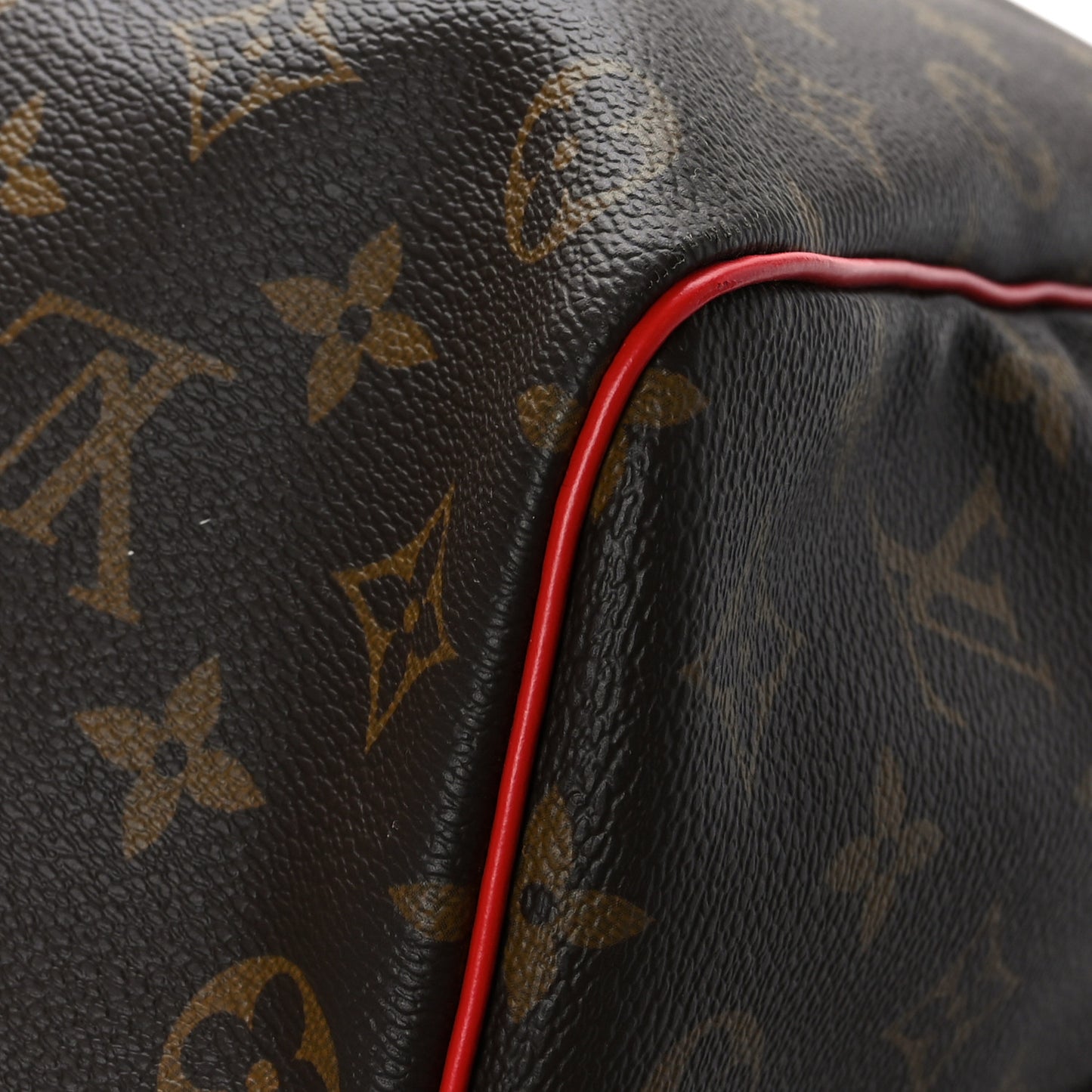 Calfskin Monogram Keepall Bandouliere 50 Coquelicot