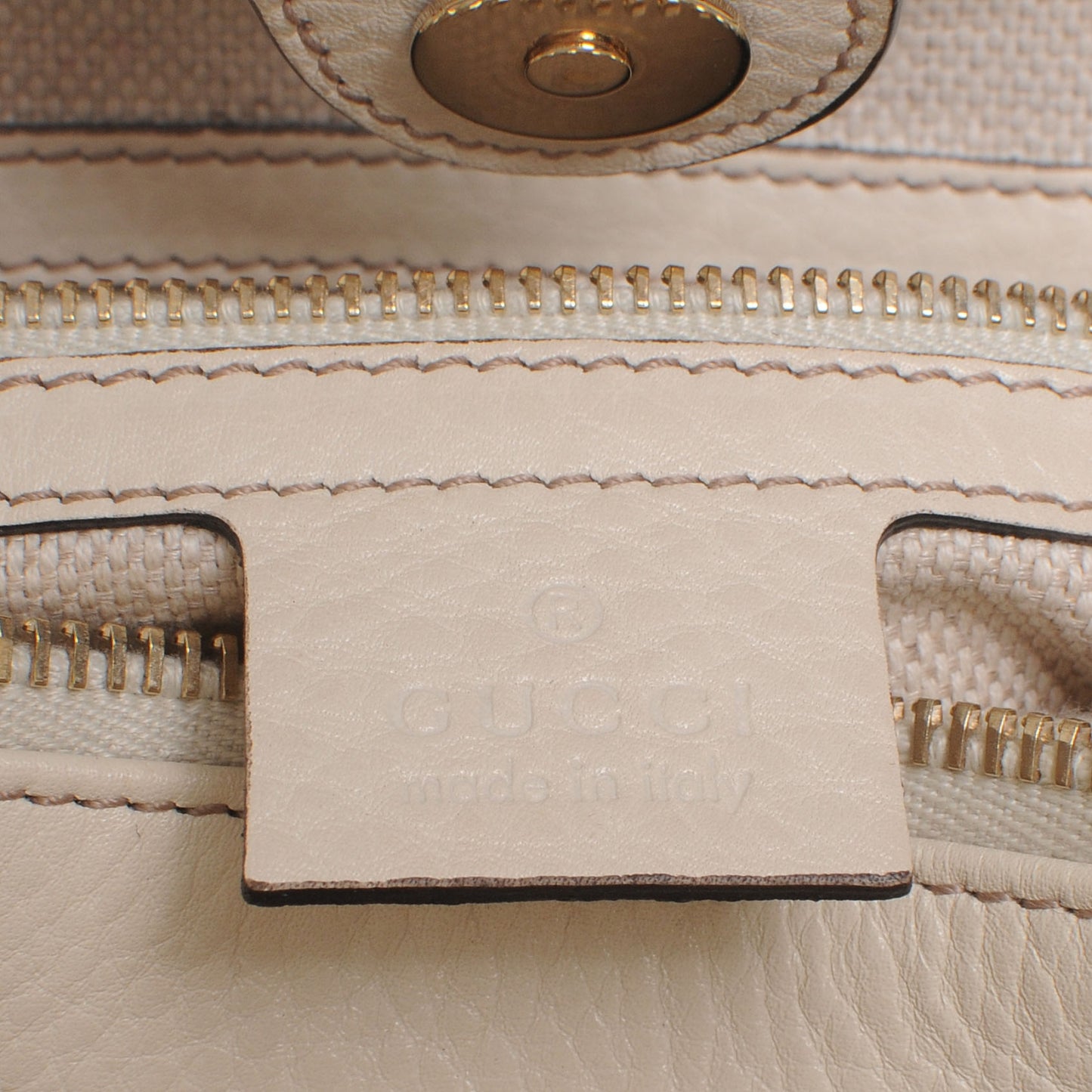 Monogram Medium Diana Bamboo Top Handle Tote Ivory