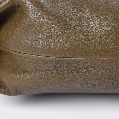 Burberry Calfskin Large Studded Padlock Shoulder Bag Khaki 15 of 16