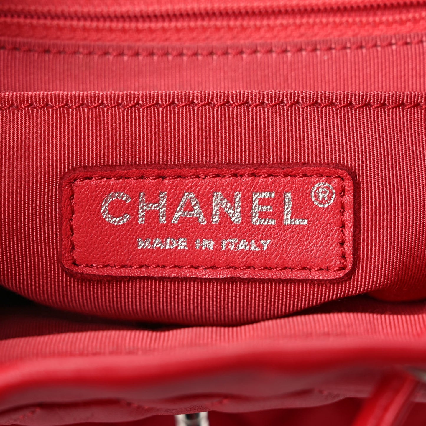 Lambskin Quilted Small Urban Spirit Backpack Red