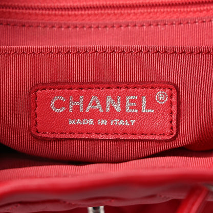 Chanel Lambskin Quilted Small Urban Spirit Backpack Red 5 of 10