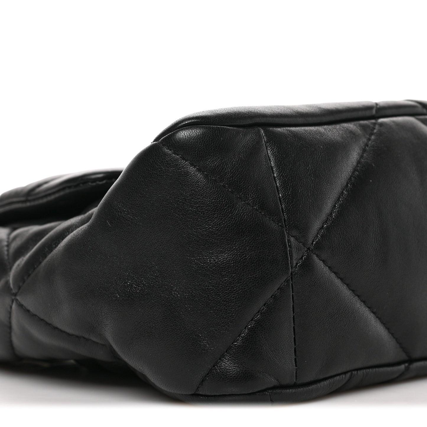 Goatskin Quilted Large Chanel 19 Flap Black