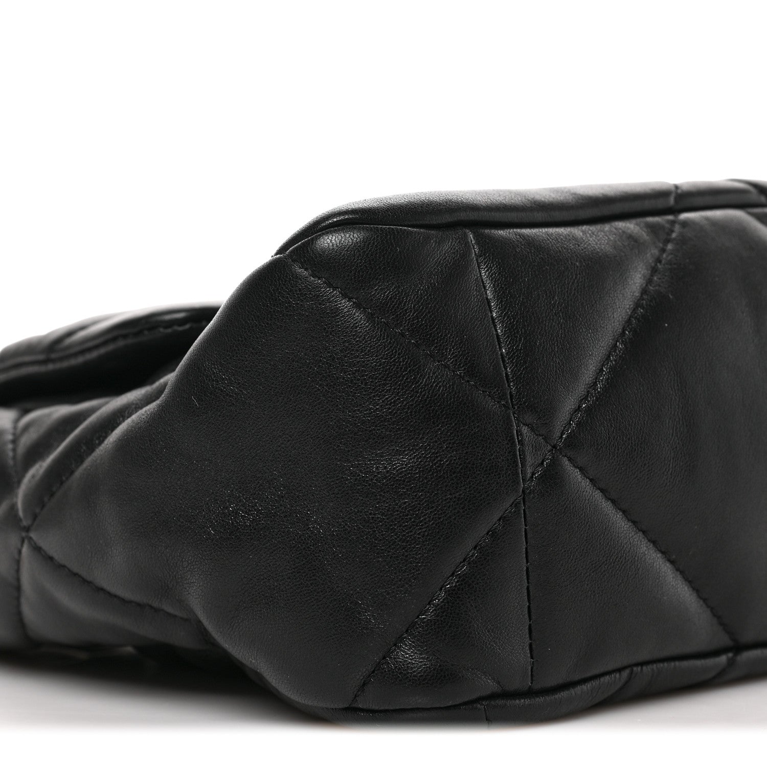 Chanel Goatskin Quilted Large Chanel 19 Flap Black 8 of 9