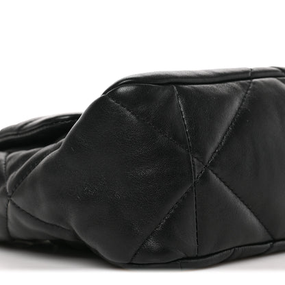 Chanel Goatskin Quilted Large Chanel 19 Flap Black 8 of 9